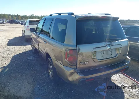 2007 Honda Pilot Ex-L из США, поврежденный, VIN 5FNYF18597B017527